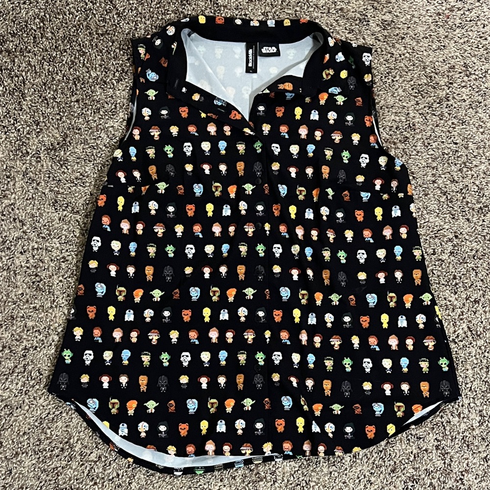 Blackmilk Clothing 8 Bit Star War Business Time Shirt